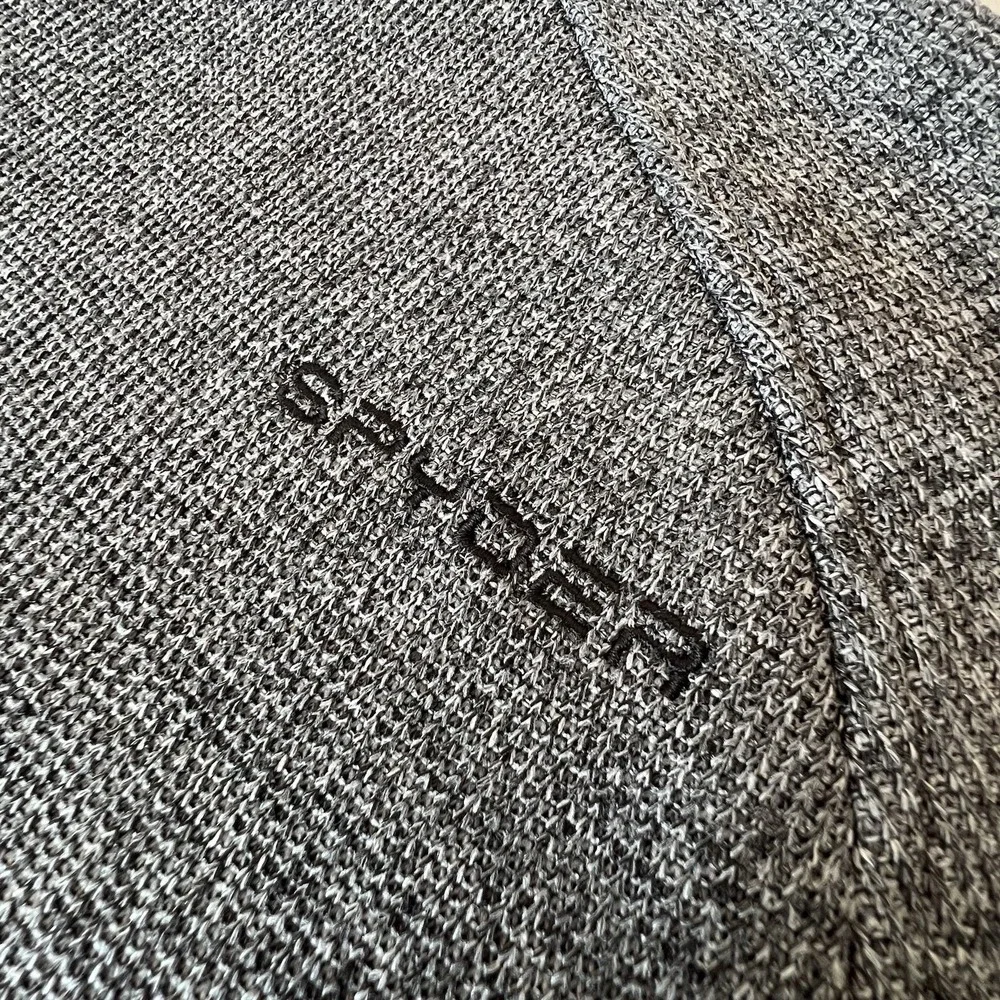 Spyder Fleece Lined Sweater Texture Pullover Mens XL 1/4 Zip Long sleeve Gray - Picture 9 of 10
